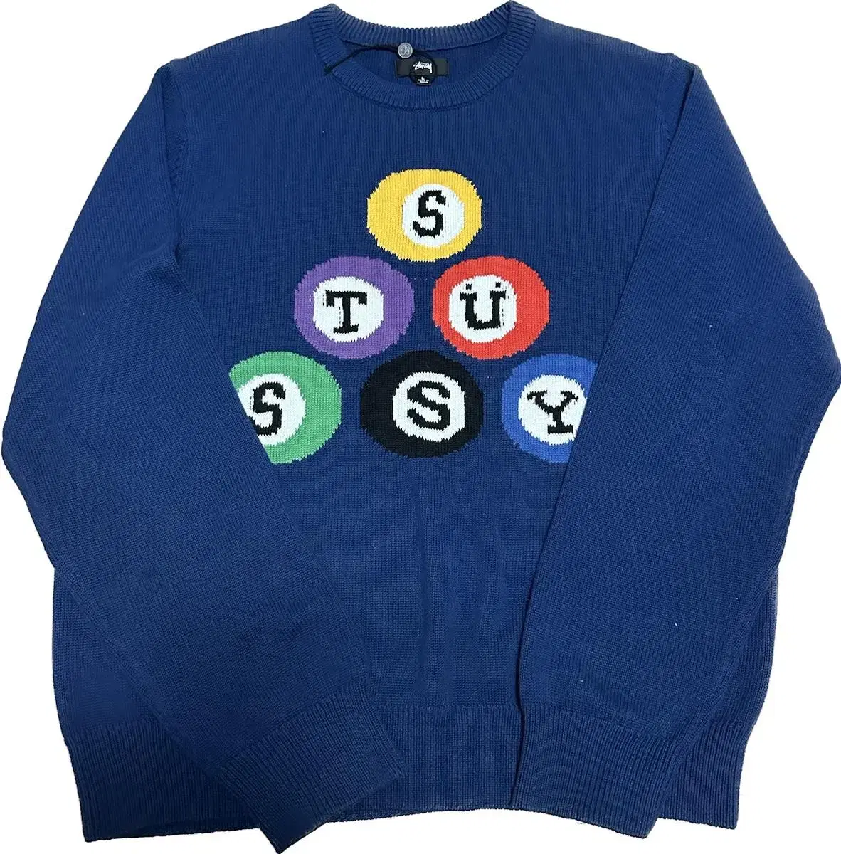 스투시 빌리아드 스웨터 Stussy Billiard